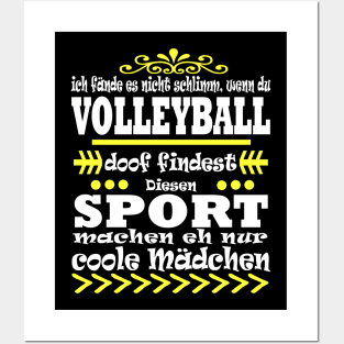 Volleyball Team Beachvolleyball Mädchen Frauen Posters and Art